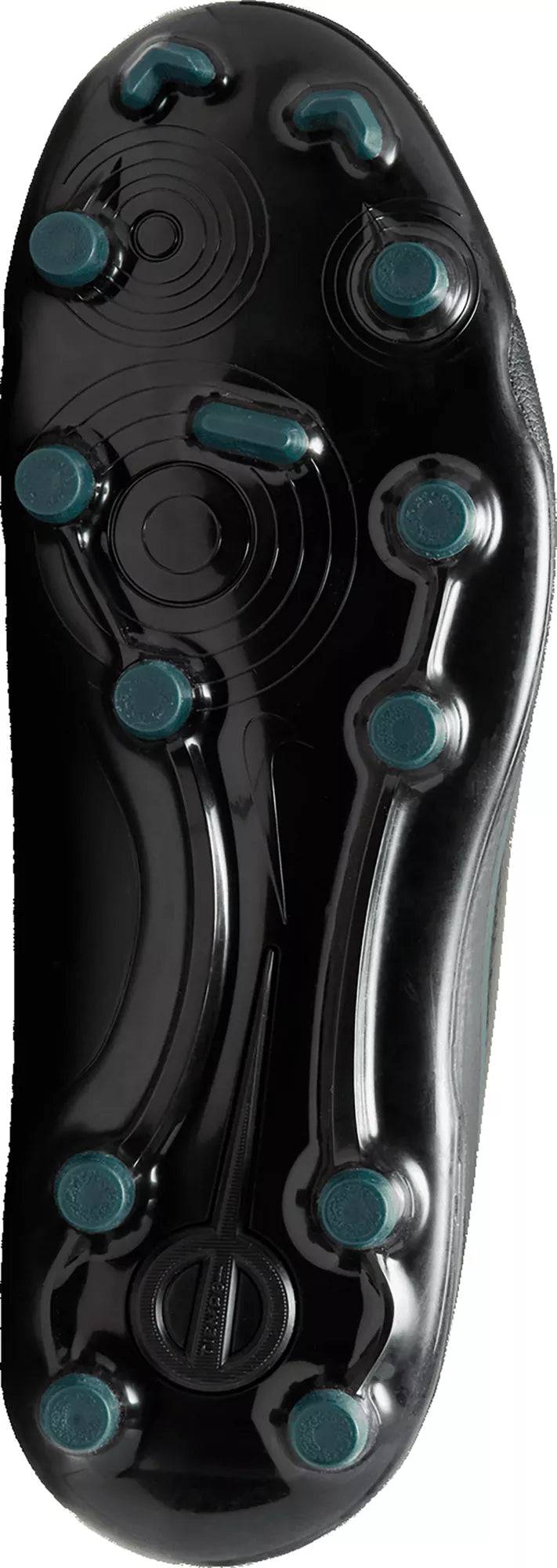 Nike Tiempo Black Cleat, 3 Y product image 3, provided for visual reference and product detail review