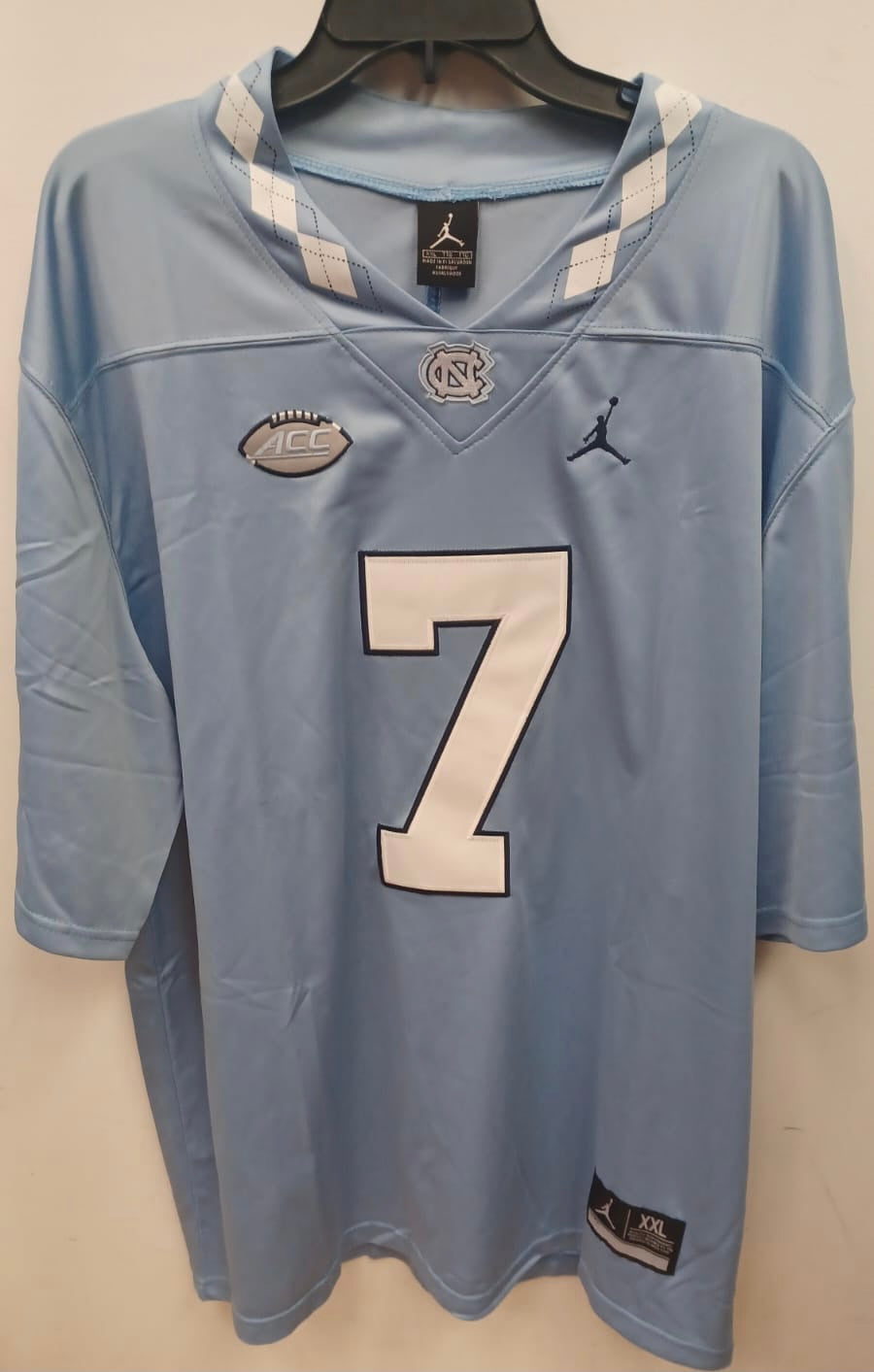 Sam Howell North Carolina Tar Heels Jordan brand Jersey product image 2
