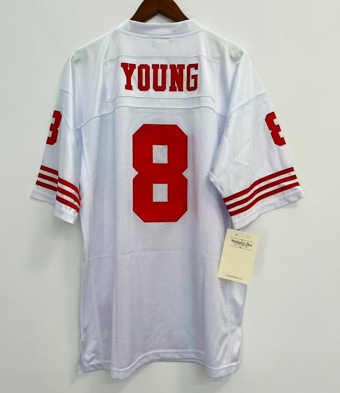 Steve Young San Francisco 49ers Jersey Mitchell & Ness White product image 1