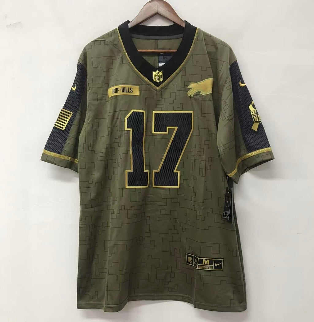 Josh Allen Buffalo Bills military salute to service Jersey product image 3
