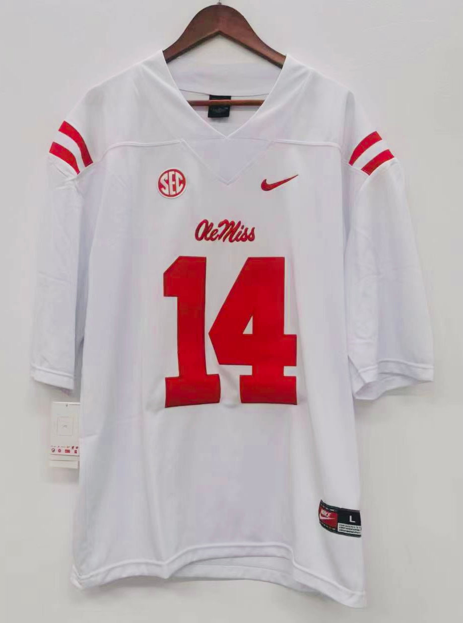 DK Metcalf Ole Miss Rebels Official NCAA Jersey white NIKE product image 2