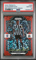 2022-23 Panini Prizm Premier League #285 Alexander Isak Red Breakaway Prizm/49 - Psa 10 product image 1, provided for visual