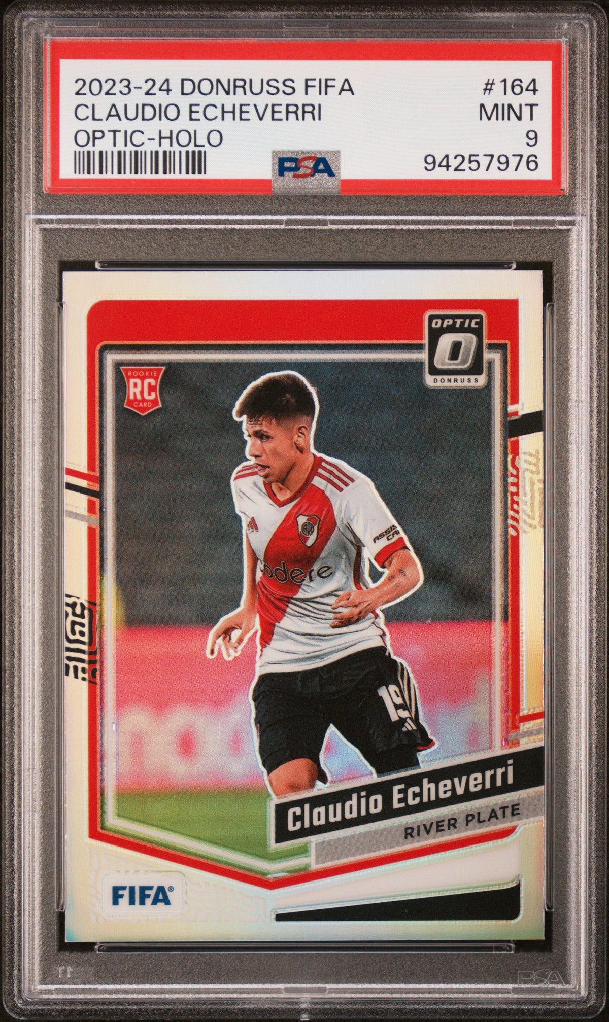 2023-24 Panini Donruss Fifa #164 Claudio Echeverri Optic-Holo - Psa 9 product image 1, provided for visual reference and