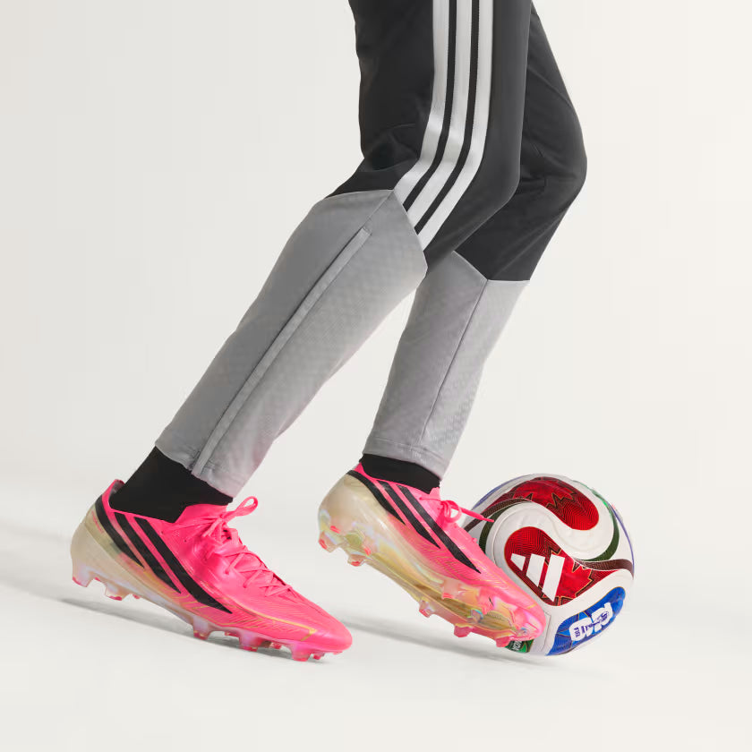 Adidas F50 Hyperfast Elite Firm Ground Football Boots - SOLTUR/CBLACK/GOLDMT product image 3, provided for visual reference
