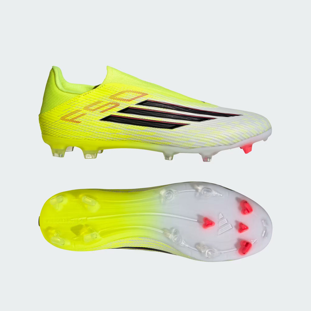 F50 LEAGUE LL FIRM GROUND/MULTI GROUND - Solar Yellow/ Core Black product image 2, provided for visual reference and product