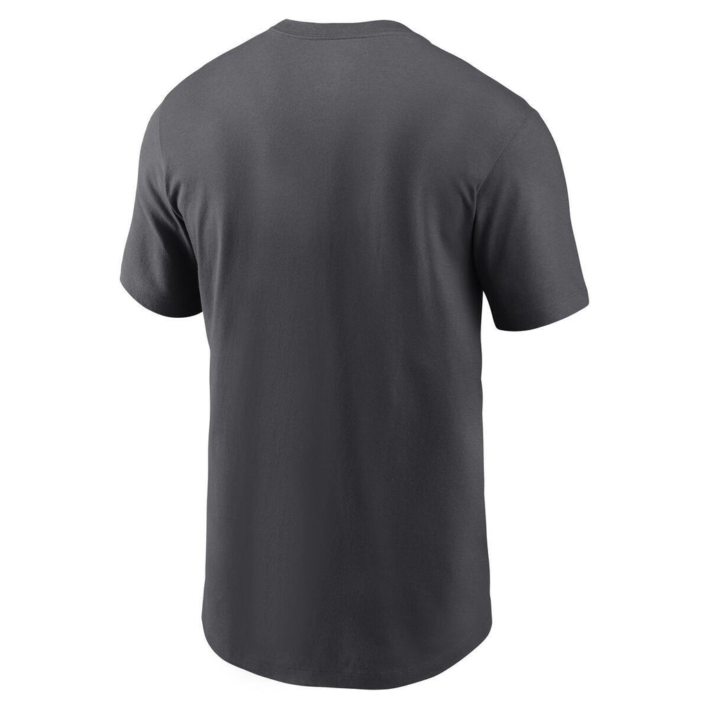 Nike San Francisco 49ers Wordmark T-Shirt-Grey product image 3, provided for visual reference and product detail review