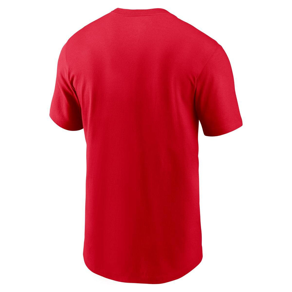 Nike San Francisco 49ers Rewind Team Spirit T-Shirt -Scarlet product image 2, provided for visual reference and product