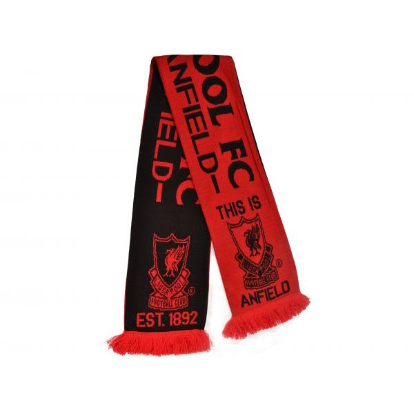 Liverpool – Red & Black This Is Anfield Scarf product image 2, provided for visual reference and product detail review