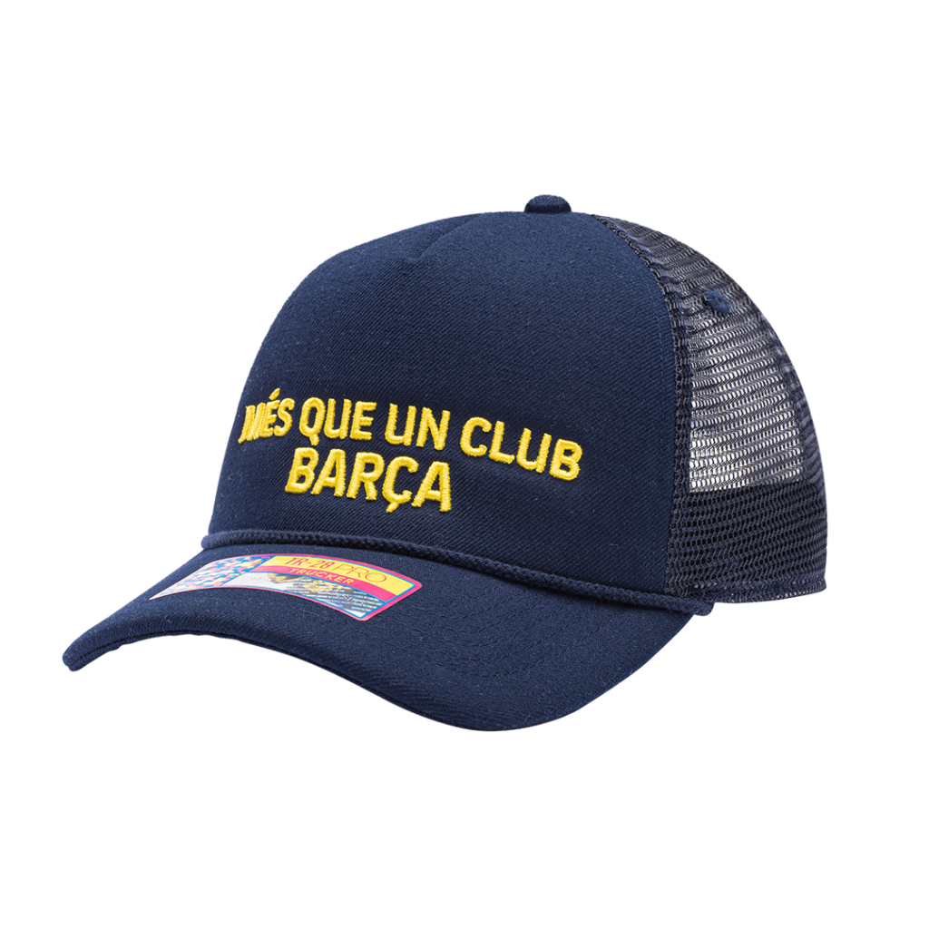 BARCELONA – “PRIDE” TRUCKER Snapback HAT (FAN INK) product image 1, provided for visual reference and product detail review