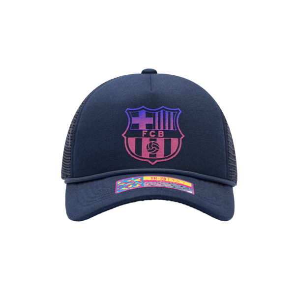 Barcelona – Atmosphere Trucker Hat (Fan Ink) product image 3, provided for visual reference and product detail review