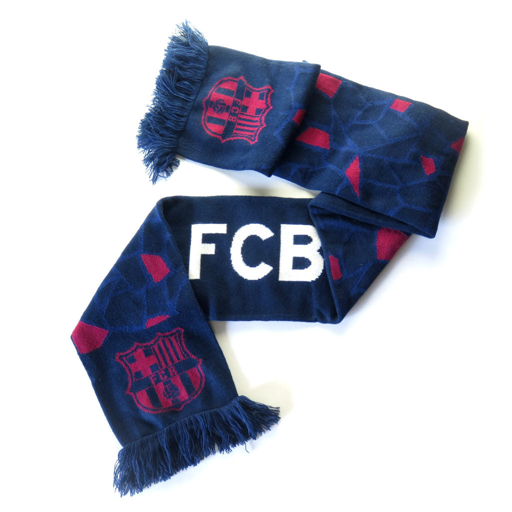 Barcelona – Double-Sided Navy Scarf product image 1, provided for visual reference and product detail review