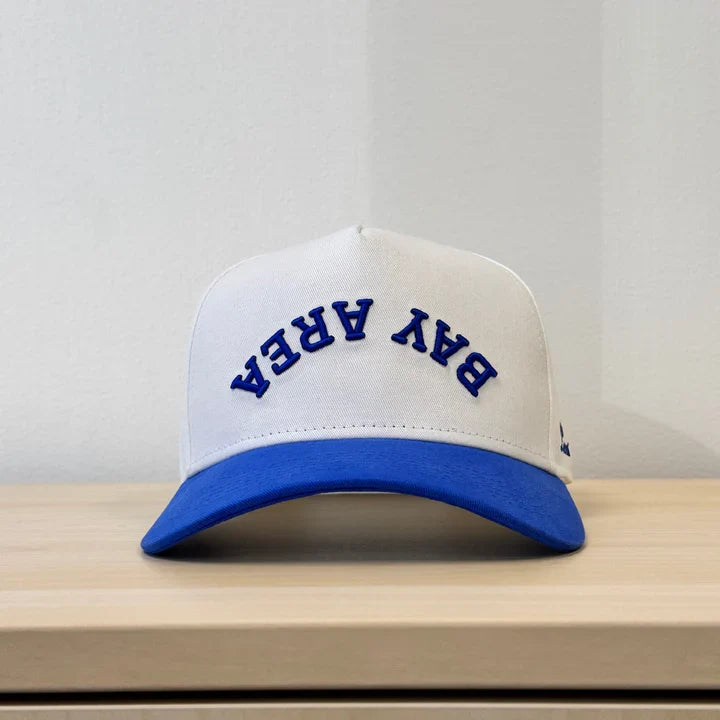 Laces Bay Area Downside Up Adjustable Hat- Blue product image 1, provided for visual reference and product detail review