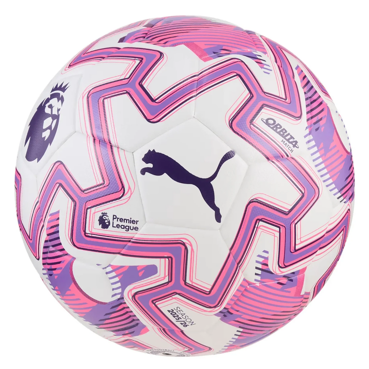 Puma Orbita Premier League Match (FIFA QUALITY) Soccer Ball 25/26 product image 1, provided for visual reference and product