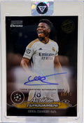 2023-24 Topps Chrome Stadium Club Ucc Aurelien Tchouameni Auto Black #/10 product image 1, provided for visual reference and
