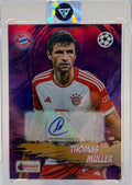 2023-2024 Topps Merlin Heritage Bayern Munich Thomas Muller Fan Favourites Auto #/99 product image 1, provided for visual