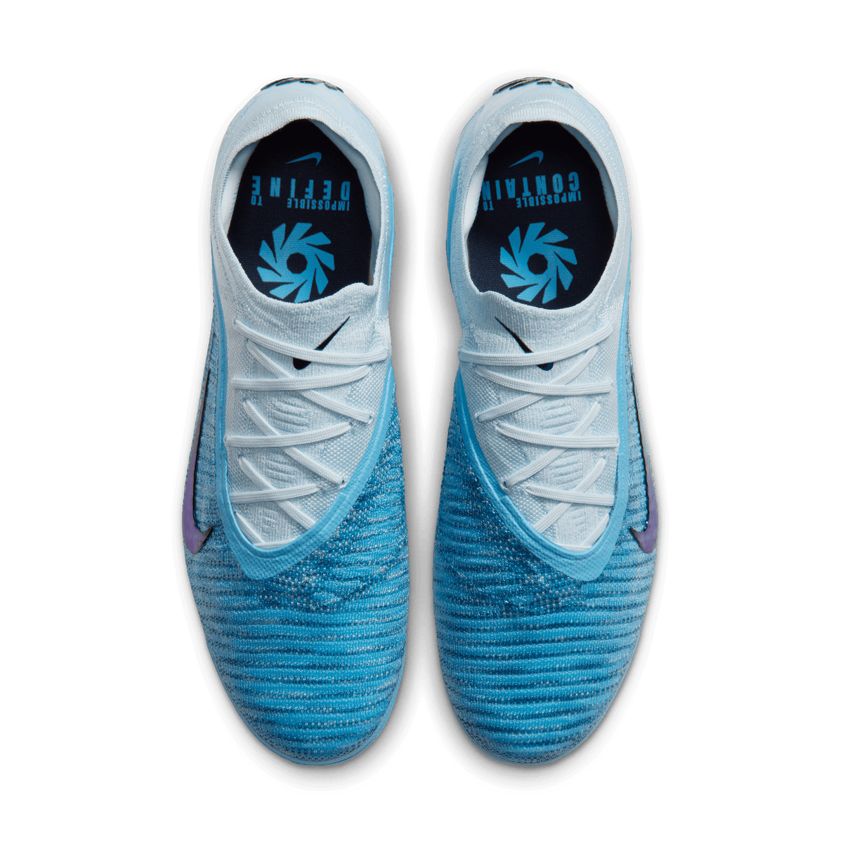 Nike Youth Phantom 6 Low Elite "Erling Haaland" FG Soccer Cleats - Baltic Blue product image 4, provided for visual