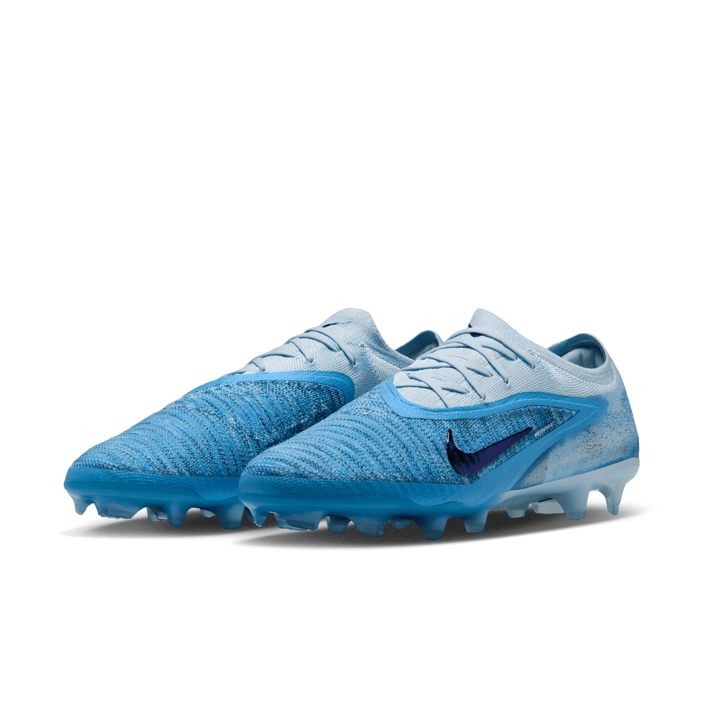 Nike Phantom 6 Low Elite "Erling Haaland" FG Soccer Cleats - Baltic Blue product image 3, provided for visual reference and
