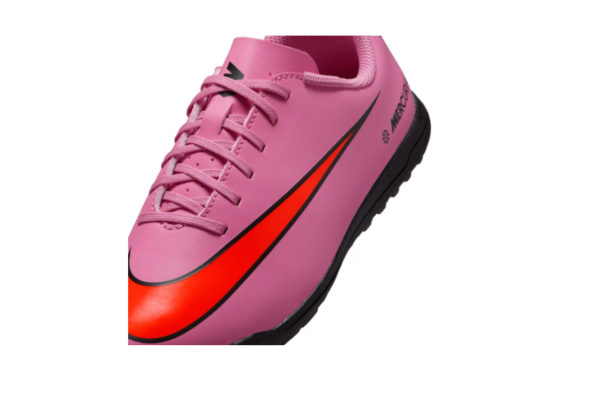 Nike Jr. Mercurial Vapor 16 Club Little Kids' TF Low-Top Soccer Shoes-MAGIC FLAMINGO/BLACK product image 3, provided for