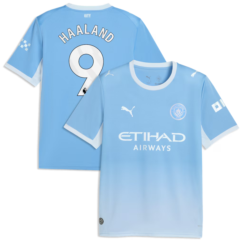 26/27 Manchester City Home Haaland Jersey product image 1, provided for visual reference and product detail review