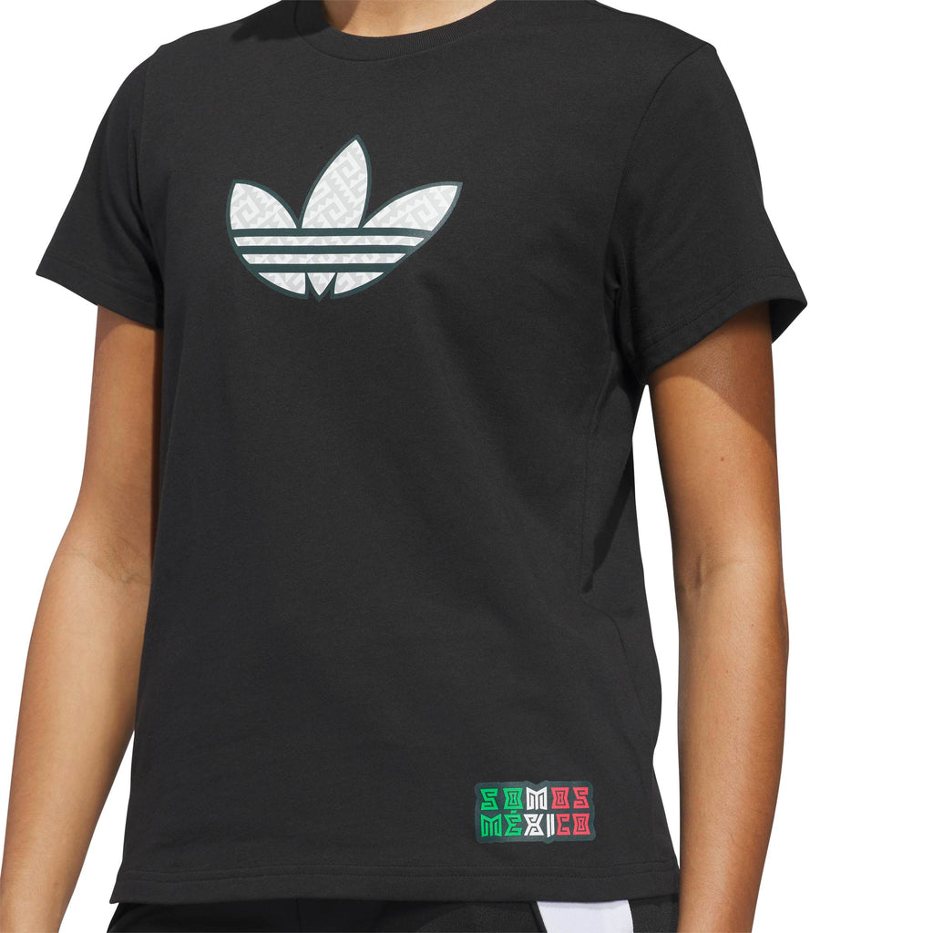 Adidas Women Mexico World Cup Away Graphic T-Shirt-Black product image 4, provided for visual reference and product detail