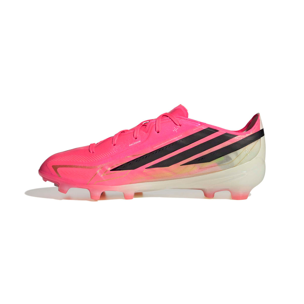 Adidas Jr. F50 Hyperfast Elite Firm Ground Soccer Cleats product image 2, provided for visual reference and product detail