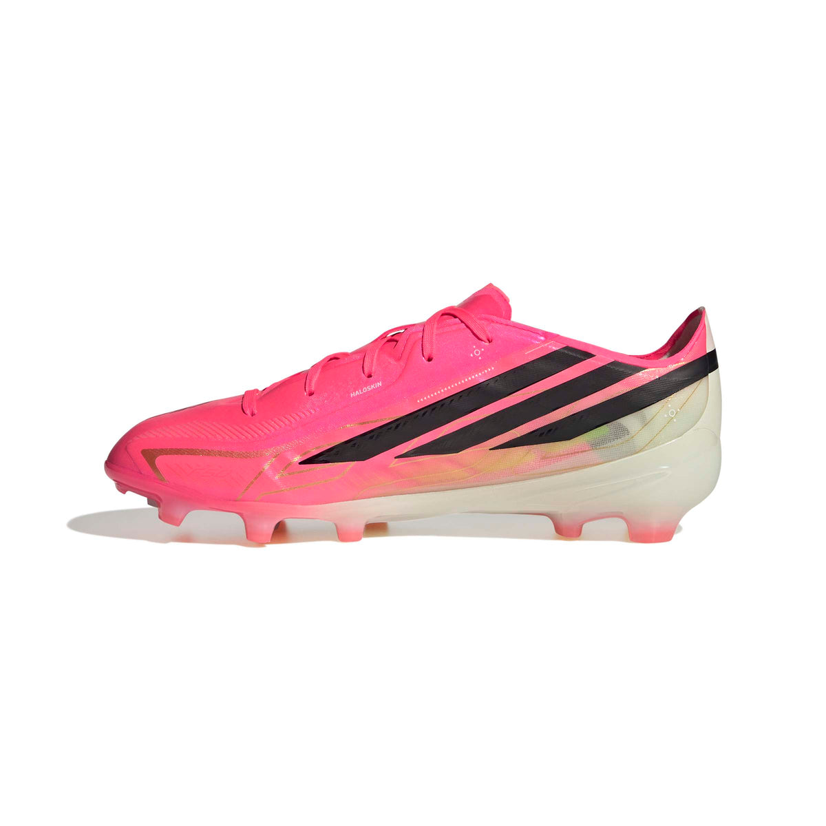 Adidas Jr. F50 Hyperfast Elite Firm Ground Soccer Cleats product image 2, provided for visual reference and product detail
