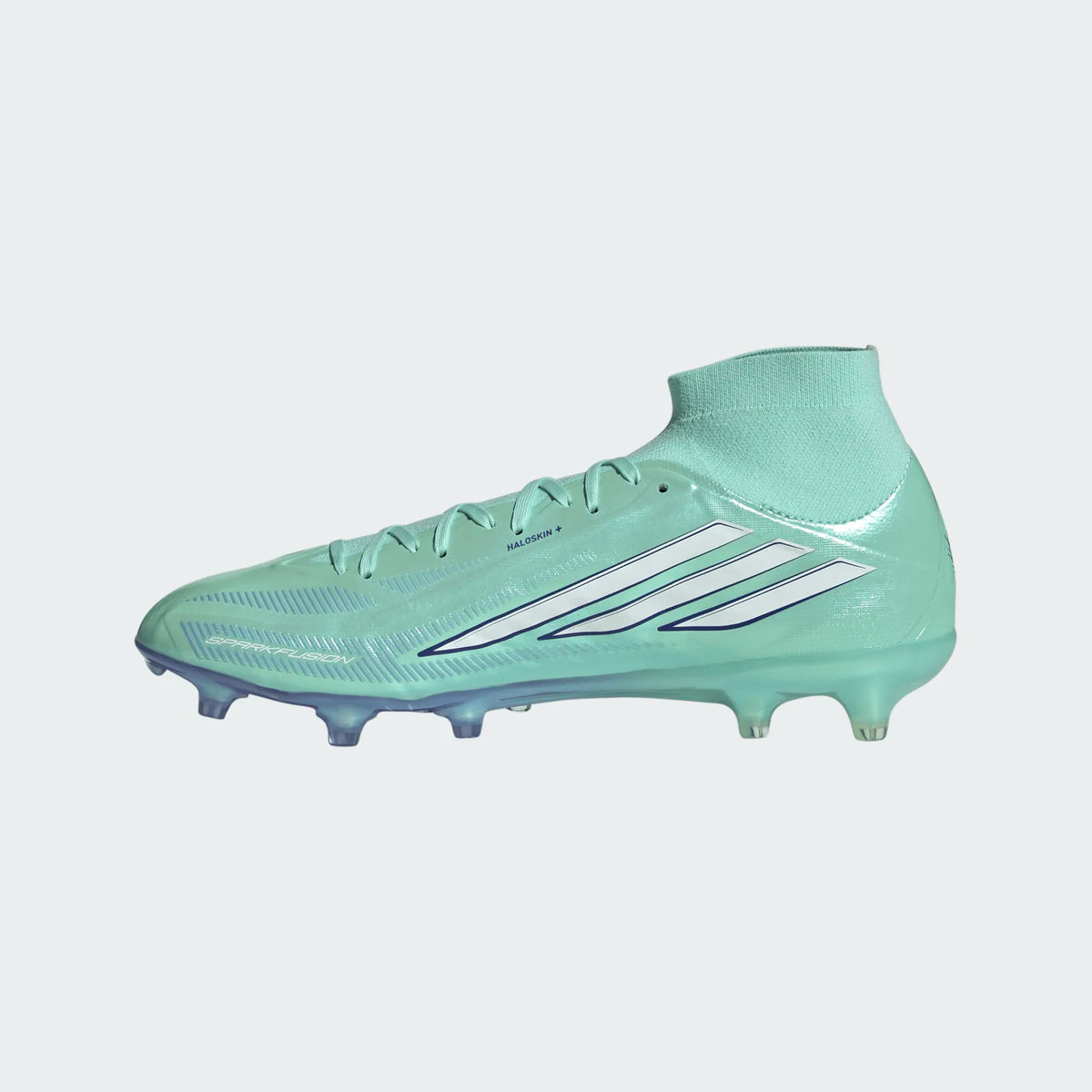 Adidas Women F50 SPARKFUSION Pro FG/AG- CLEMIN/FTWWHT/SOLPUR product image 2, provided for visual reference and product