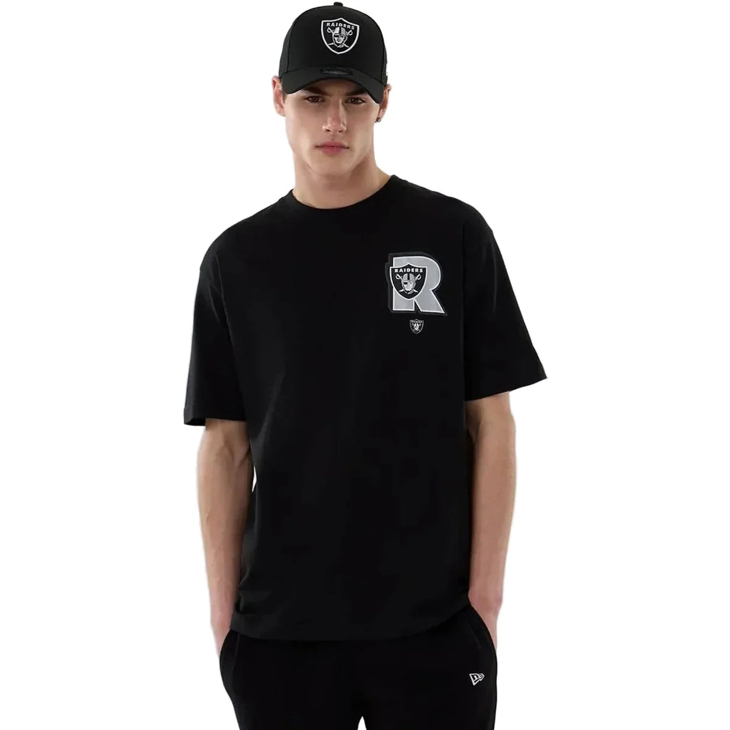 New Era Men Las Vegas Raiders Cartoon Collection T-Shirt-Black product image 3, provided for visual reference and product