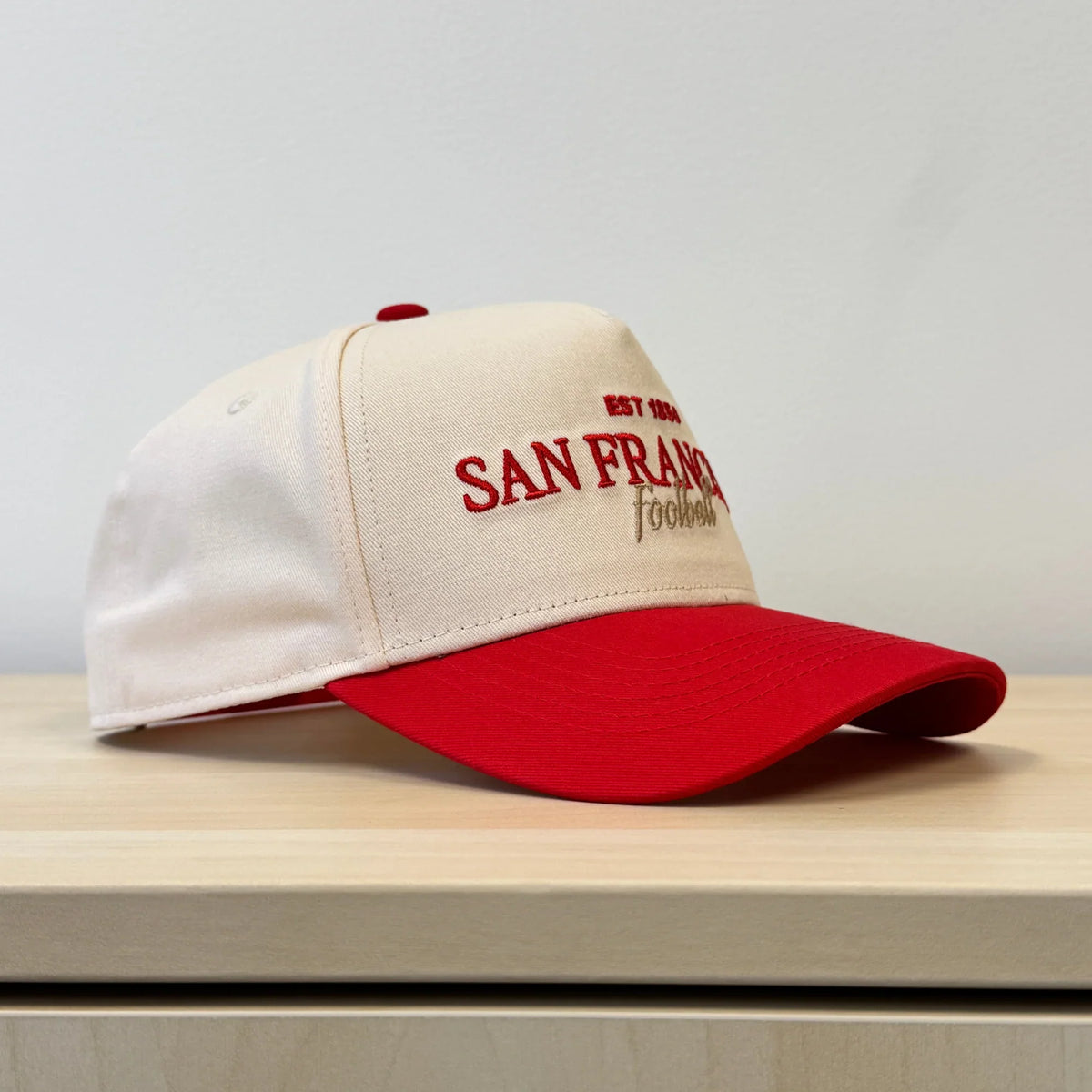 Laces San Francisco Football Adjustable Hat product image 2, provided for visual reference and product detail review