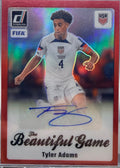 2023-2024 Donruss Fifa The Beautiful Game Auto Red Tyler Adams Auto #/49 product image 1, provided for visual reference and