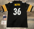 Jerome Bettis Pittsburgh Steelers autographed jersey COA product image 1