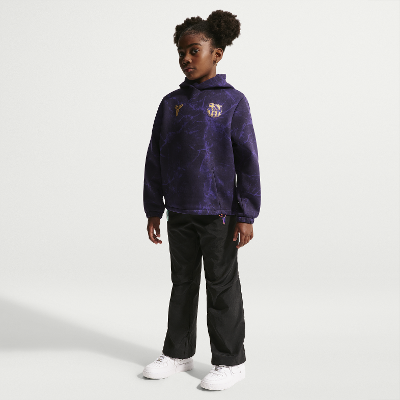 Nike FC Barcelona Away Big Kids' Kobe Soccer Pullover Hoodie product image 2, provided for visual reference and product