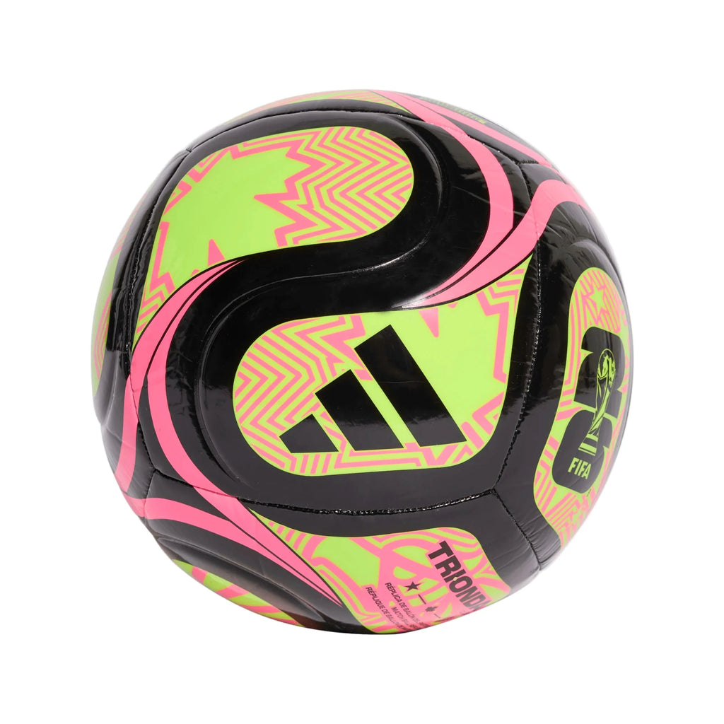 Adidas FIFA World Cup 26 Trionda Club Ball-BLACK/LUCLEM/LUCPNK product image 2, provided for visual reference and product