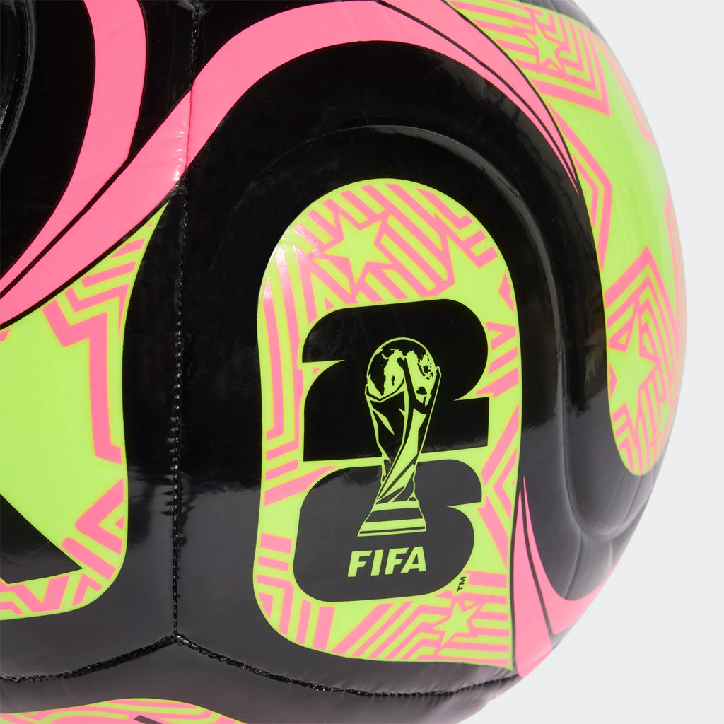 Adidas FIFA World Cup 26 Trionda Club Ball-BLACK/LUCLEM/LUCPNK product image 3, provided for visual reference and product