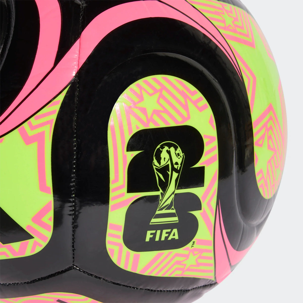 Adidas FIFA World Cup 26 Trionda Club Ball-BLACK/LUCLEM/LUCPNK product image 3, provided for visual reference and product