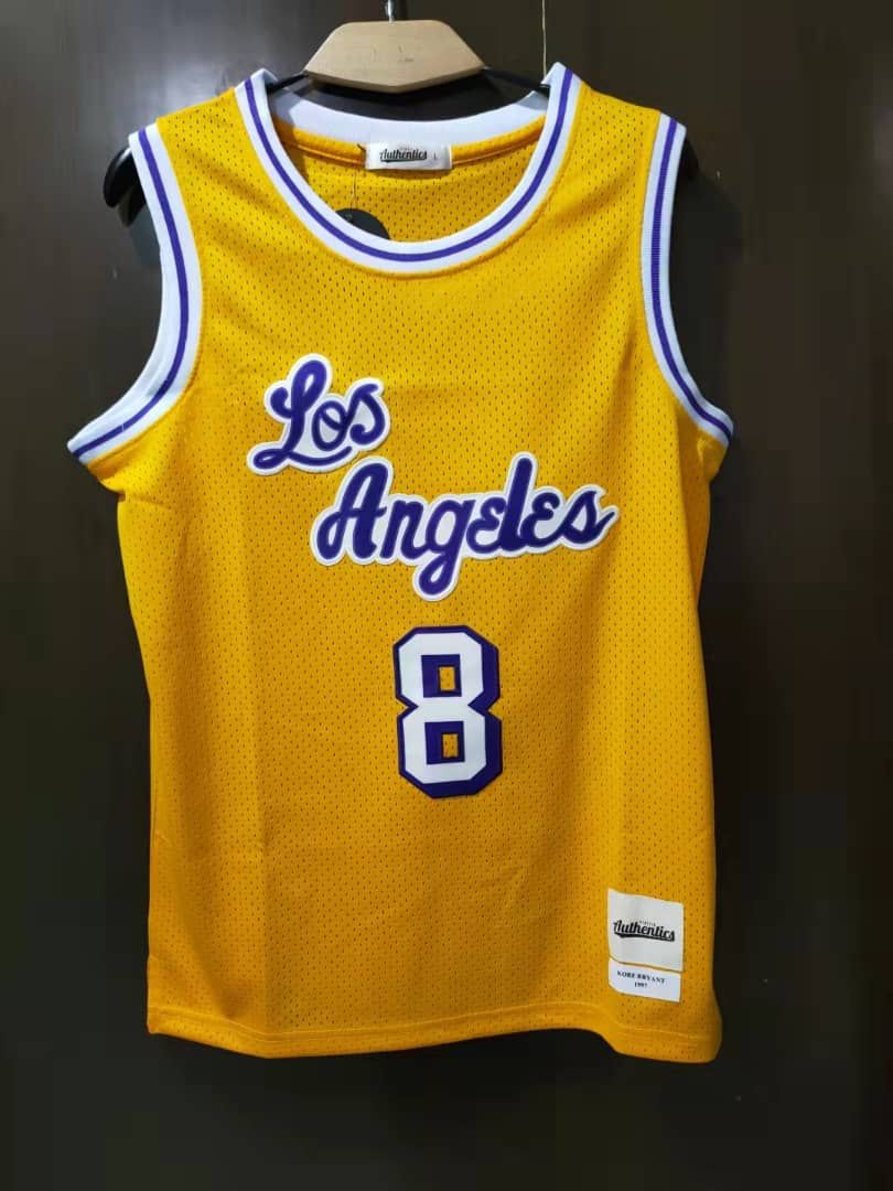 Kobe Bryant YOUTH Los Angeles Lakers Jersey Yellow product image 1