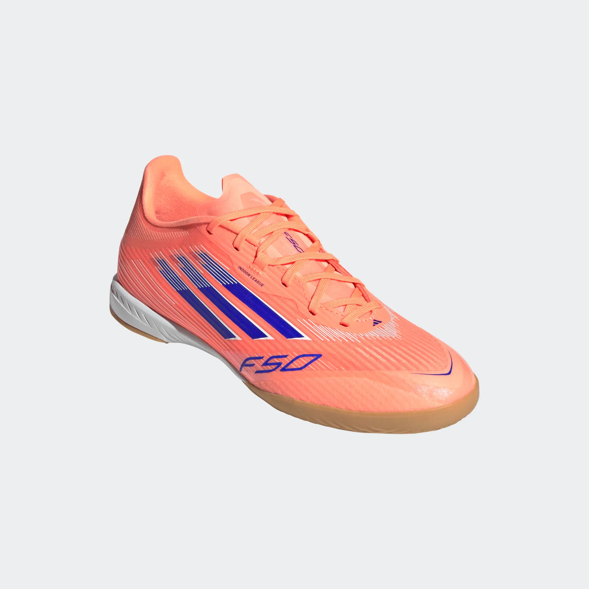 Adidas F50 League IC-BEAORA/LUCBLU/FTWWHT product image 5, provided for visual reference and product detail review