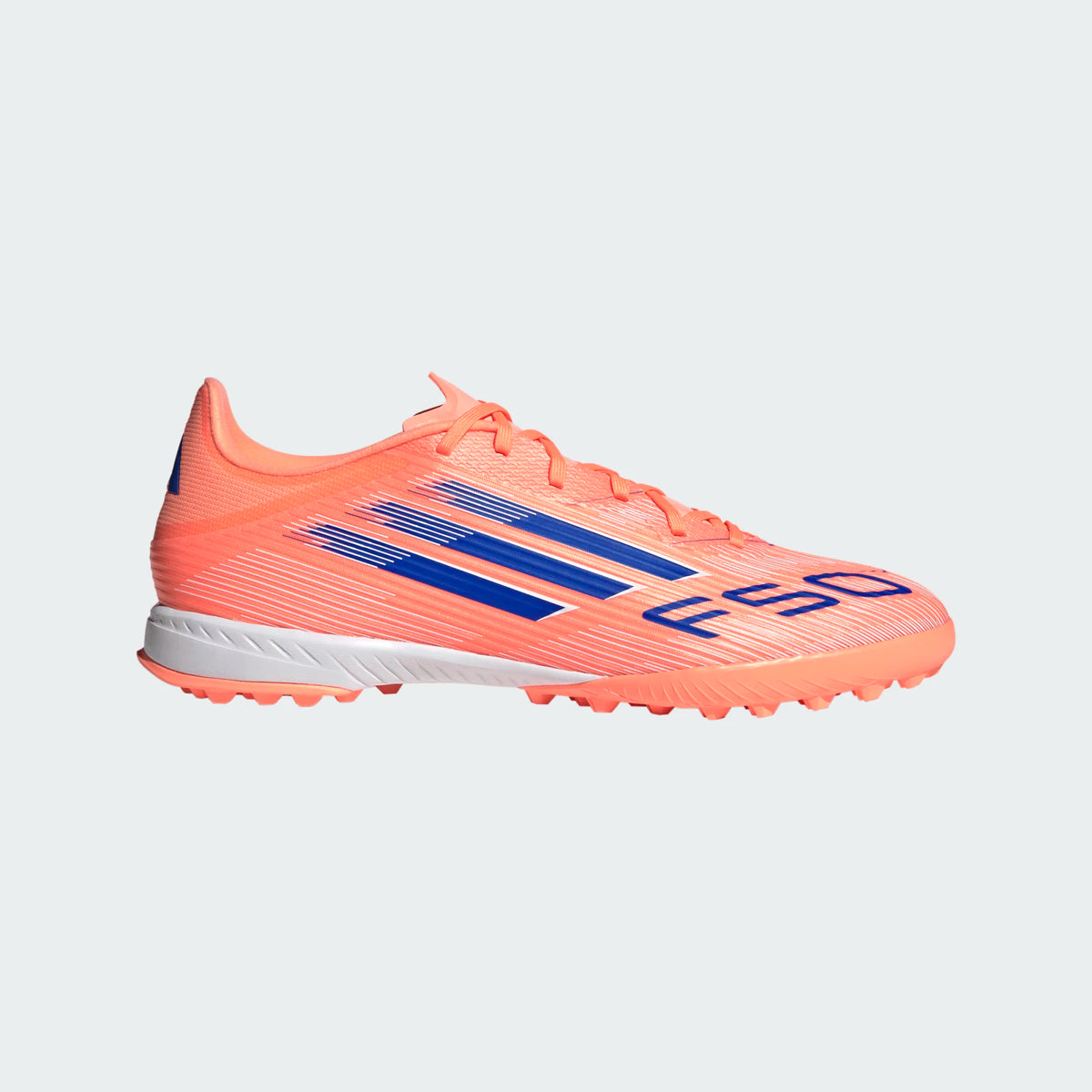 Adidas F50 League TF-BEAORA/LUCBLU/FTWWHT product image 1, provided for visual reference and product detail review