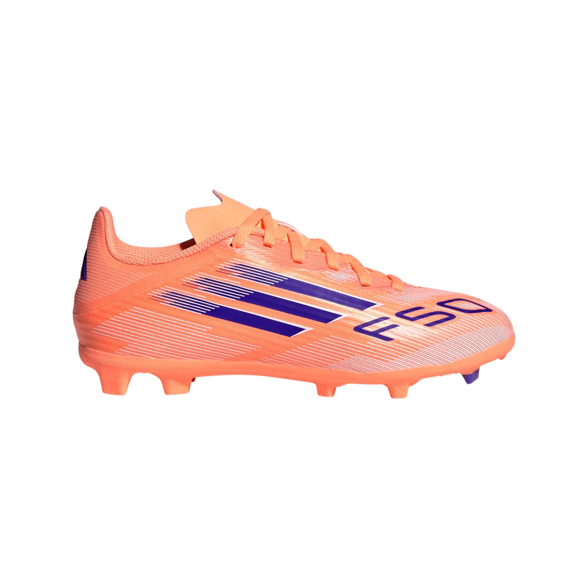 Adidas JR F50 League FG/MG-BEAORA/LUCBLU/FTWWHT product image 1, provided for visual reference and product detail review
