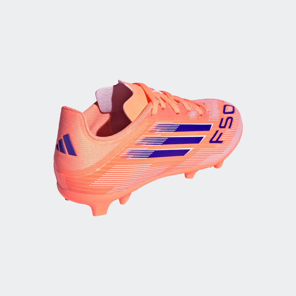 Adidas JR F50 League FG/MG-BEAORA/LUCBLU/FTWWHT product image 4, provided for visual reference and product detail review