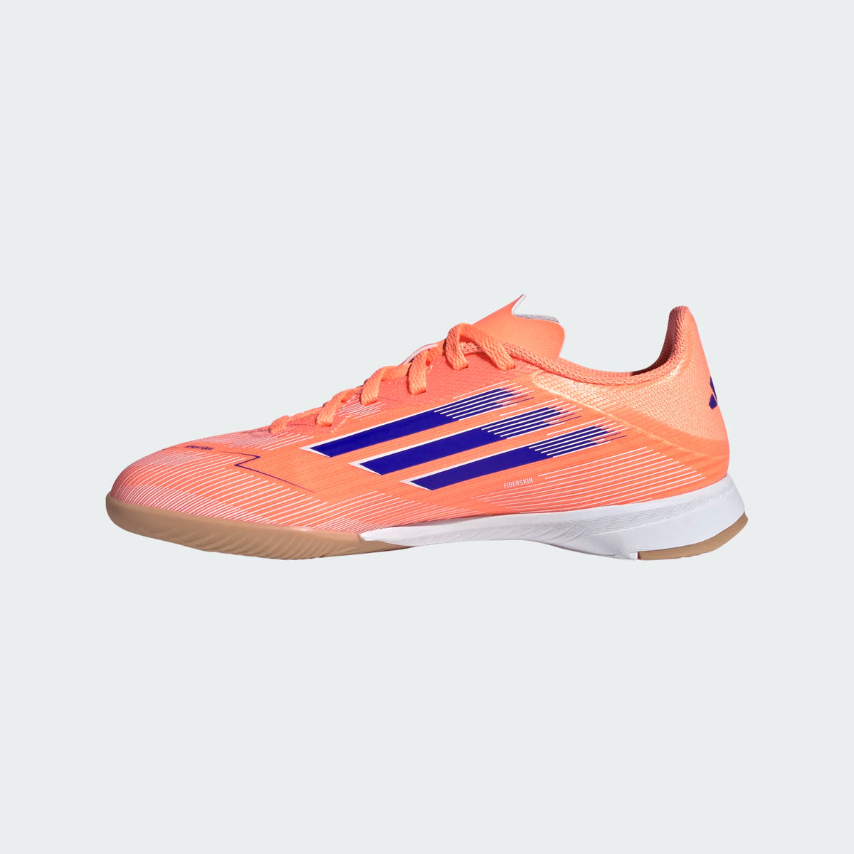 Adidas Jr F50 League IC-BEAORA/LUCBLU/FTWWHT product image 2, provided for visual reference and product detail review