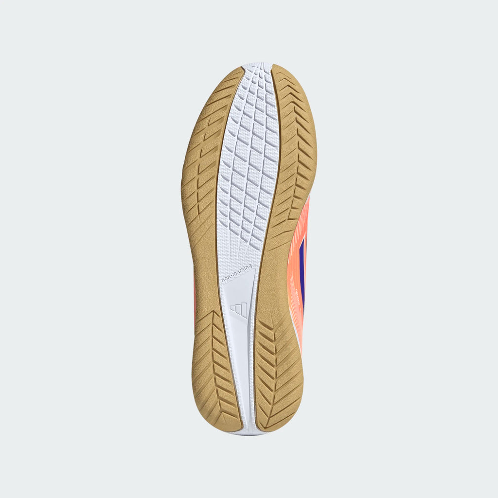 Adidas Jr F50 Club IC-BEAORA/LUCBLU/FTWWHT product image 6, provided for visual reference and product detail review