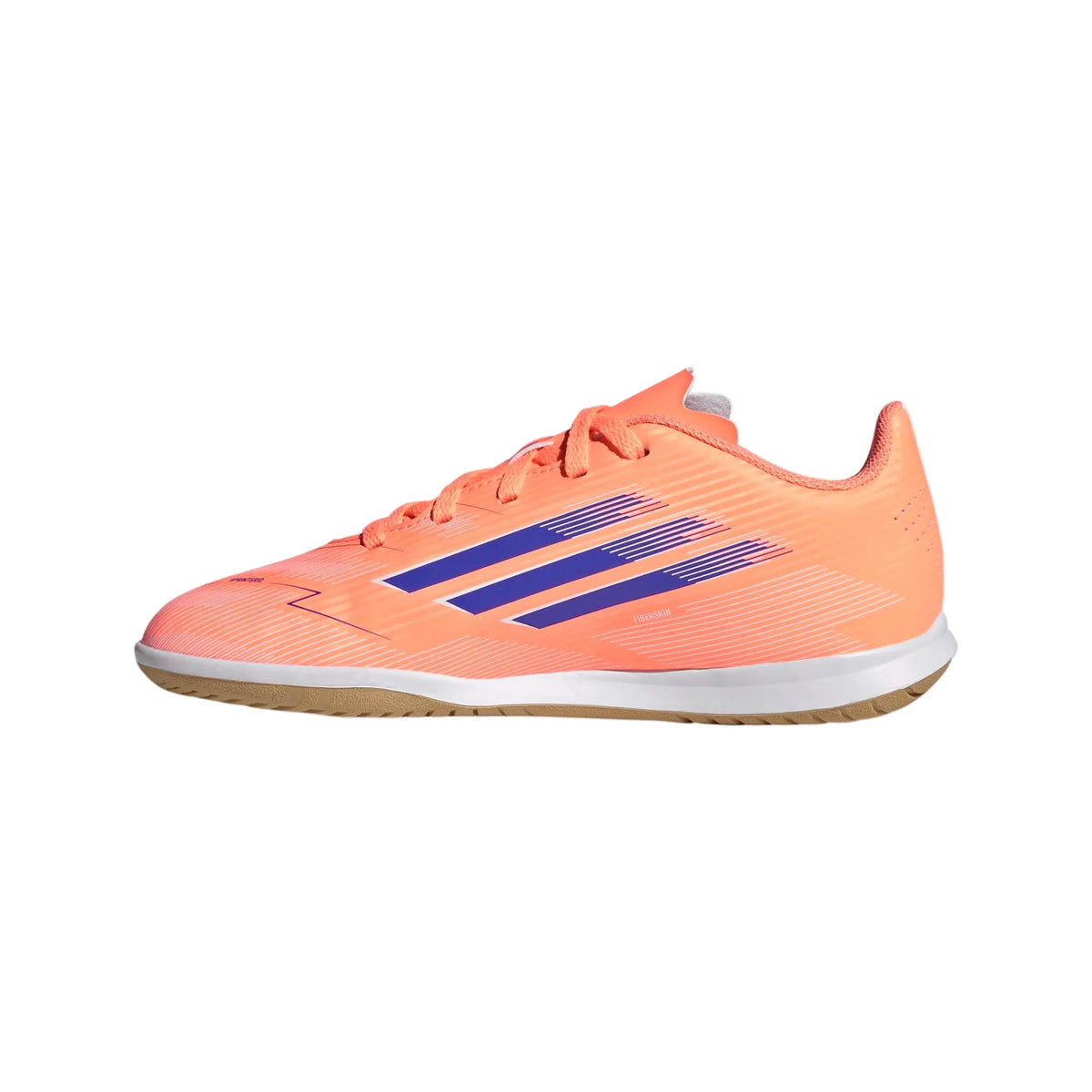 Adidas Jr F50 Club IC-BEAORA/LUCBLU/FTWWHT product image 2, provided for visual reference and product detail review