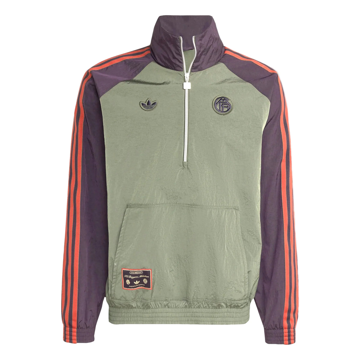 Adidas FC Bayern Munich Icon 1/2 Zip Jacket product image 1, provided for visual reference and product detail review