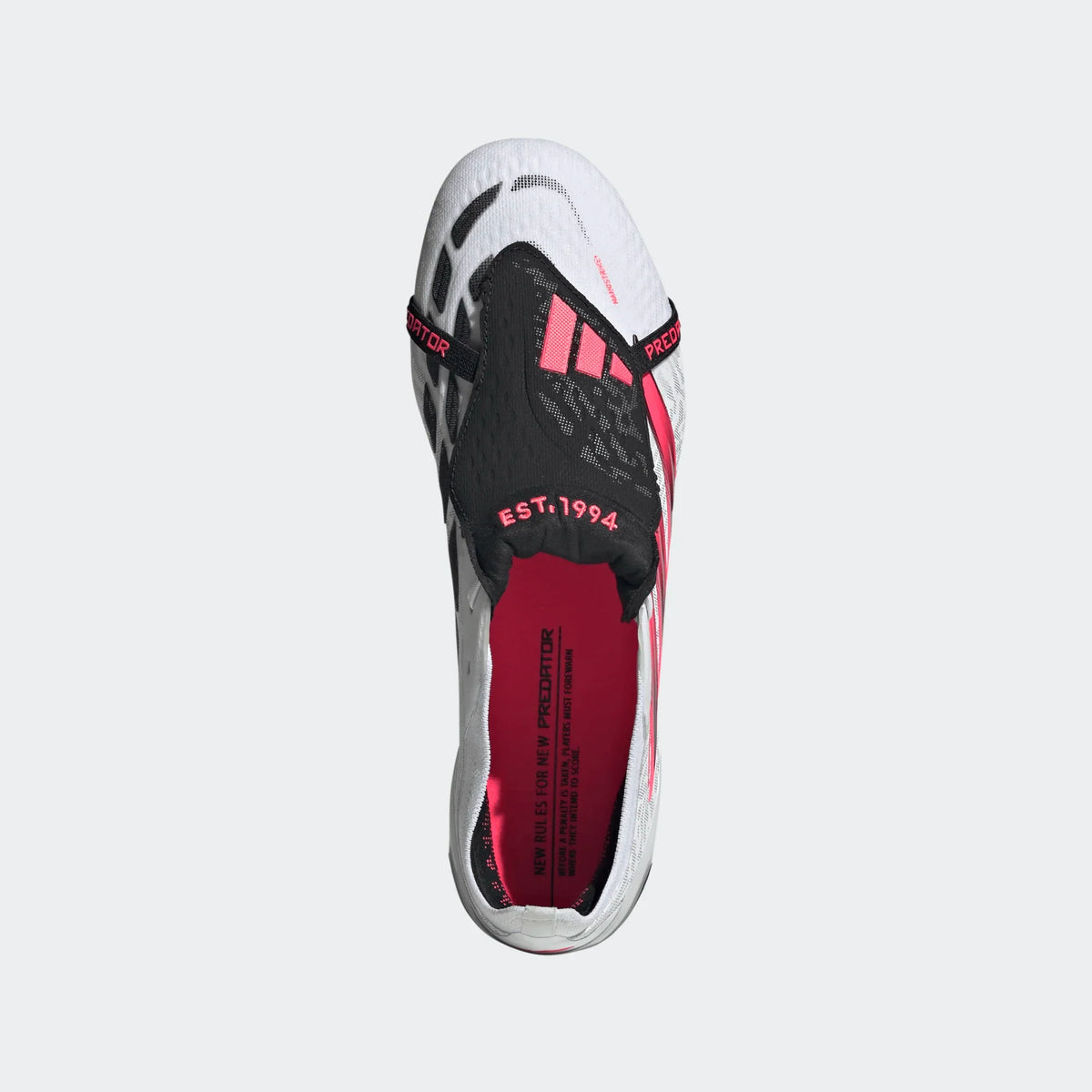 Adidas Youth Predator Elite Fold-Over Tongue Firm Ground Soccer Cleats product image 6, provided for visual reference and