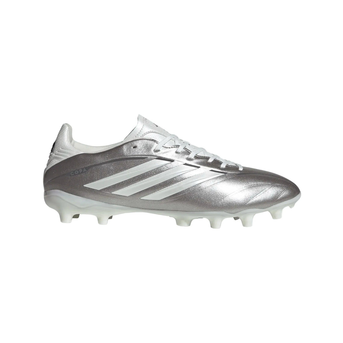 Adidas Copa Pure IV League FG/MG-Silver/White product image 1, provided for visual reference and product detail review