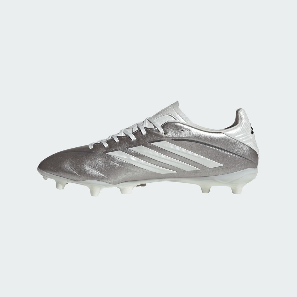 Adidas Copa Pure IV League FG/MG-Silver/White product image 2, provided for visual reference and product detail review
