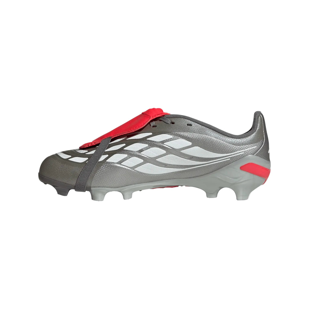 Adidas Jr Predator League FT FG-IRONMT/ZEROMT/LUCRED product image 2, provided for visual reference and product detail review