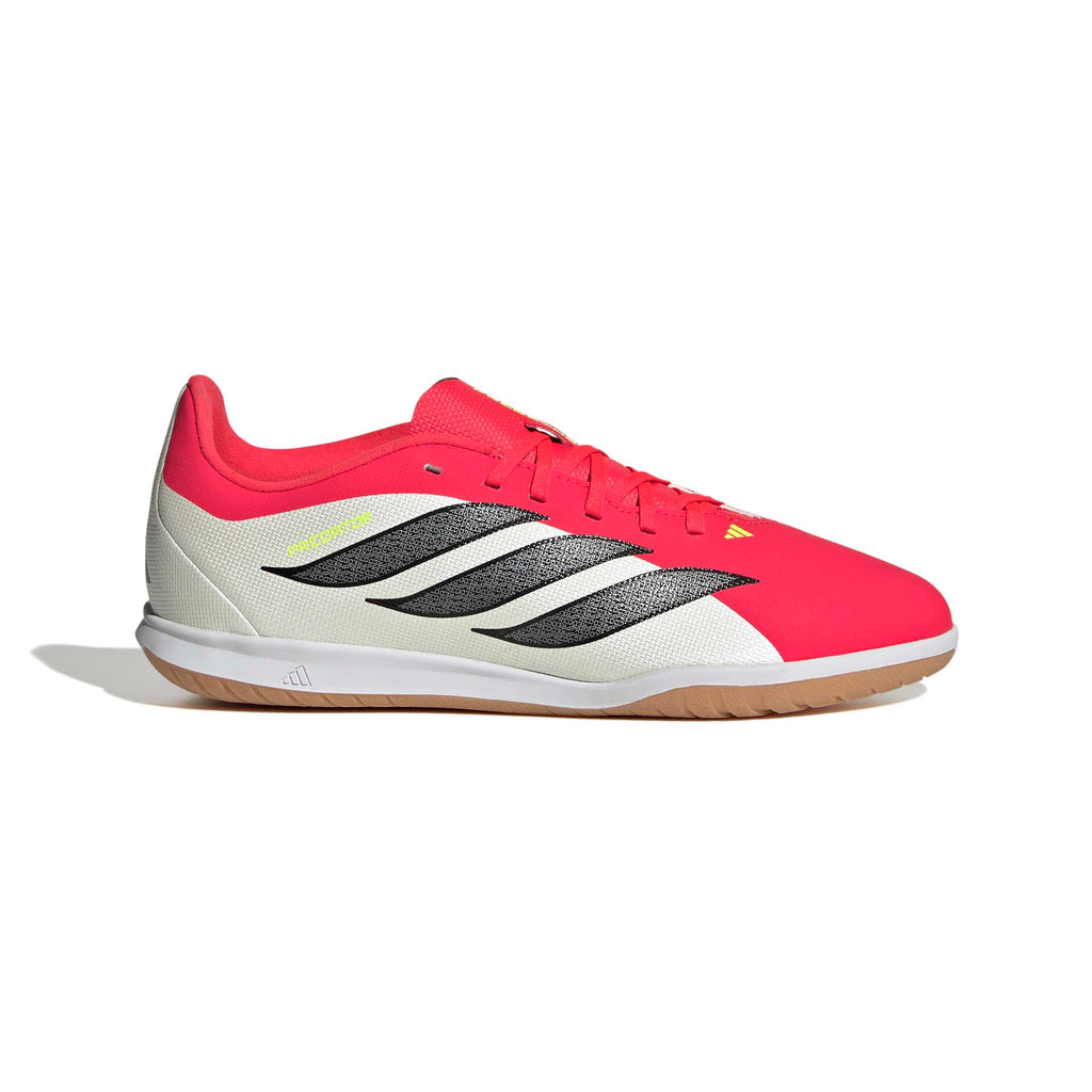 Adidas Jr Predator Club IN Sala- LUCRED/CBLACK/FTWWHT product image 1, provided for visual reference and product detail