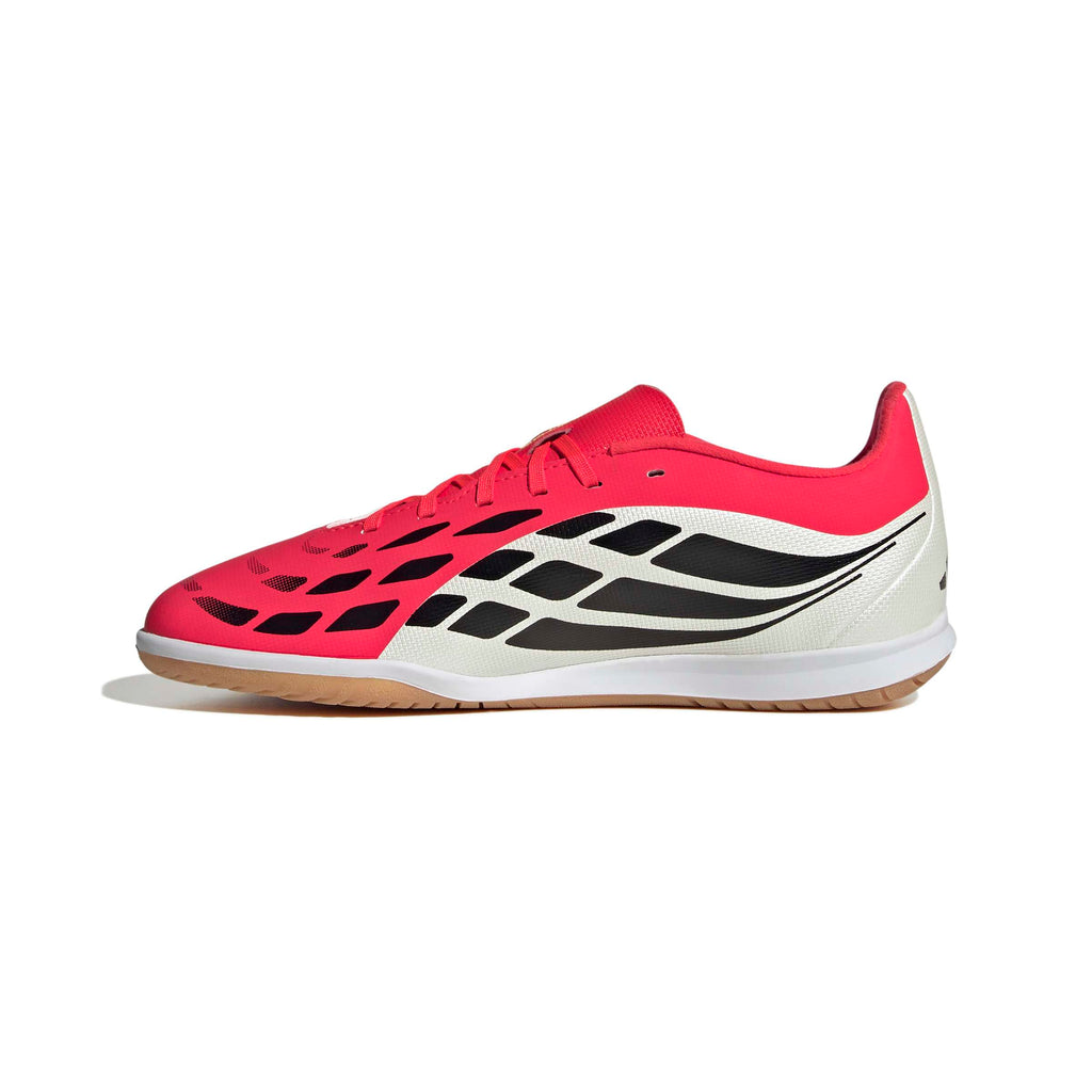 Adidas Jr Predator Club IN Sala- LUCRED/CBLACK/FTWWHT product image 2, provided for visual reference and product detail